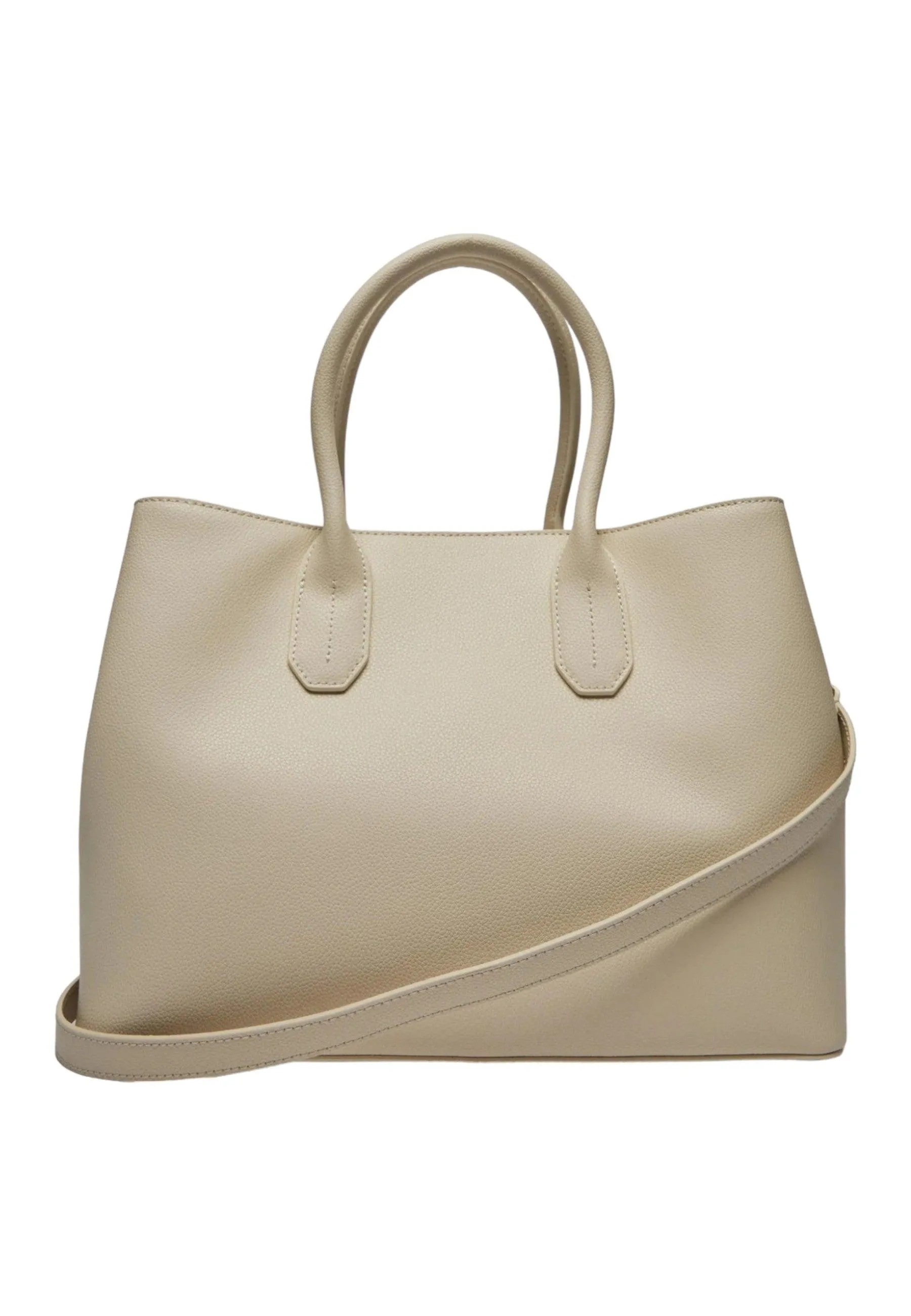 PATRIZIA PEPE Borsa Tote Large Donna Off White Beige 8B0095-L001