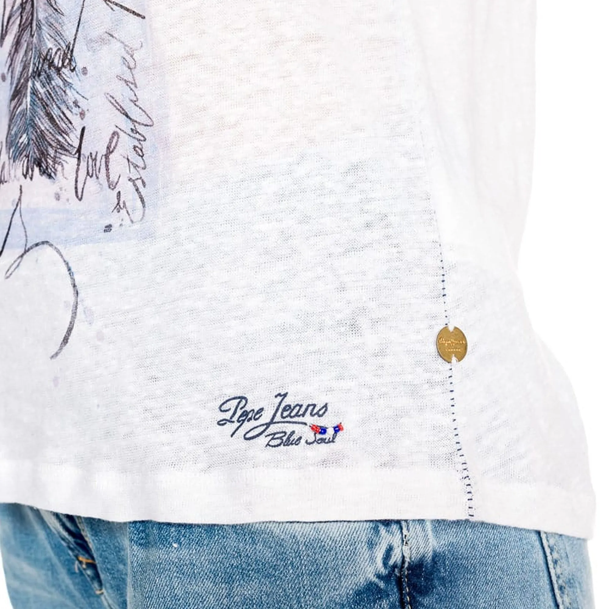 PEPEJEANS - Women 'White' Tank Top PJ1040