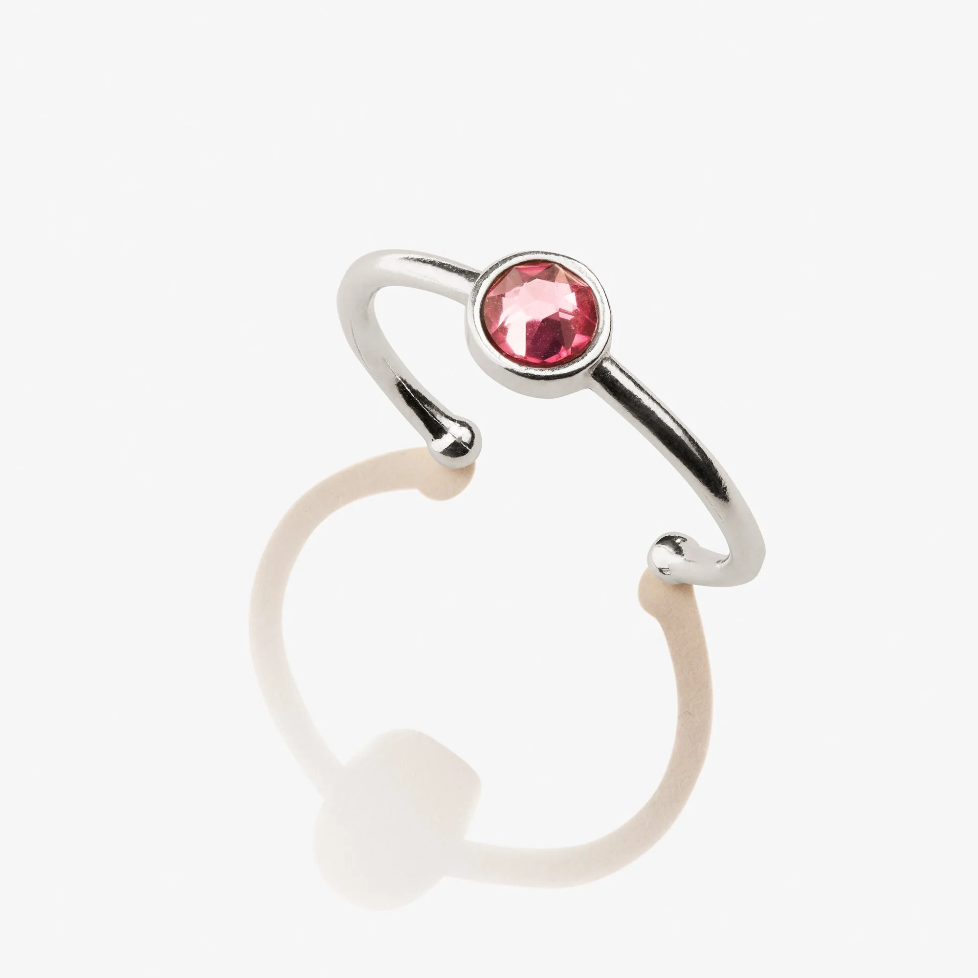 Rose Birthstone Ring, October