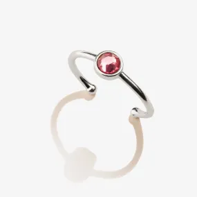 Rose Birthstone Ring, October