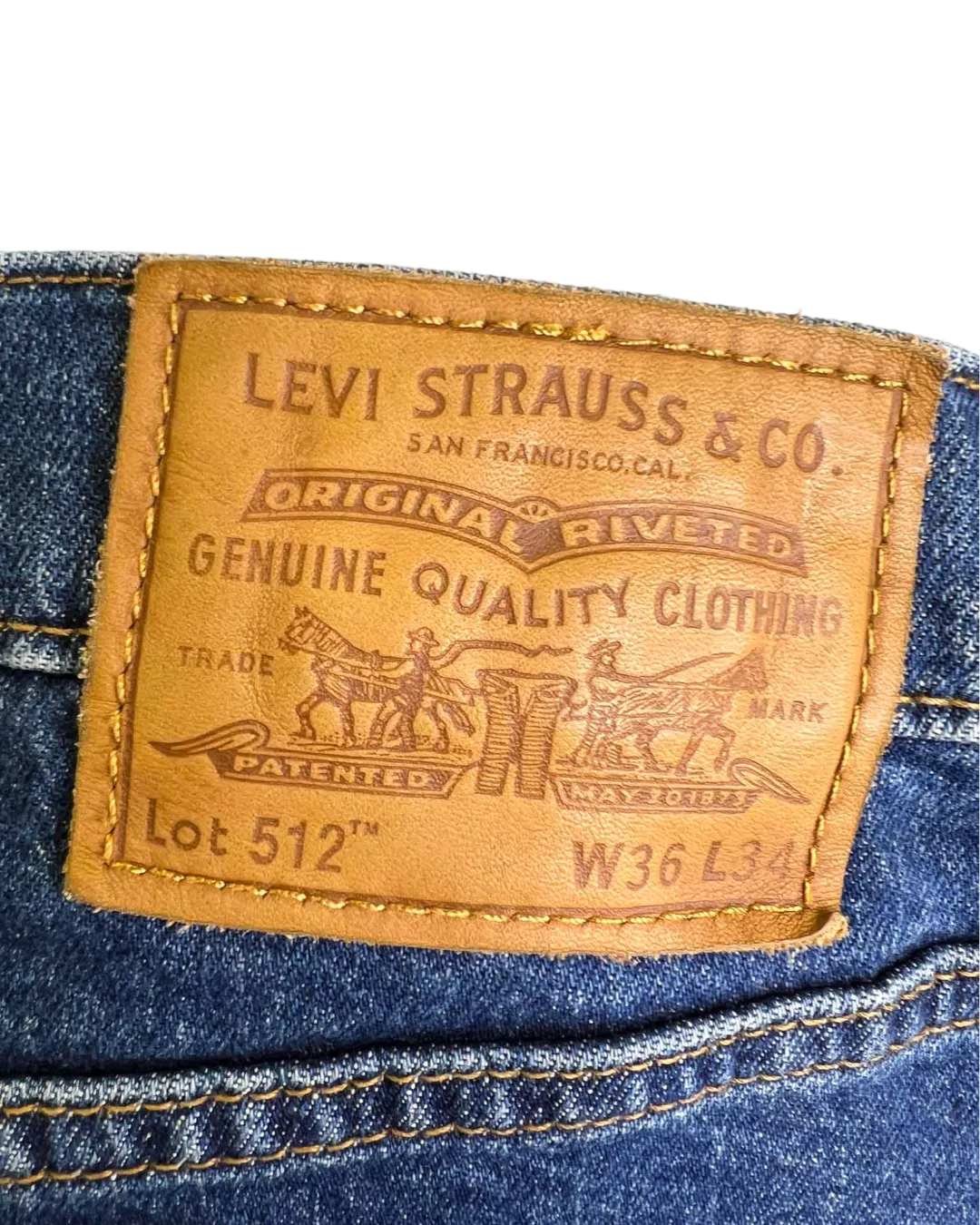 Size 36 -  Levis 512 Medium Wash Jeans