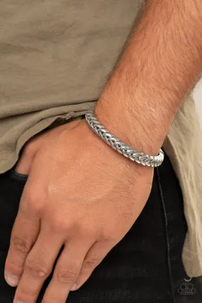 Tough as Nails - Silver Paparazzi Urban Bracelet