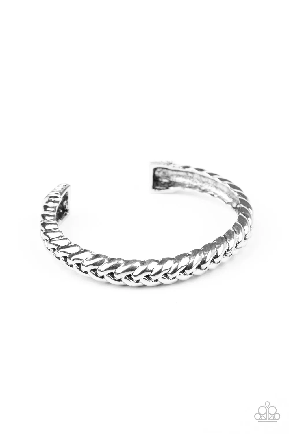 Tough as Nails - Silver Paparazzi Urban Bracelet