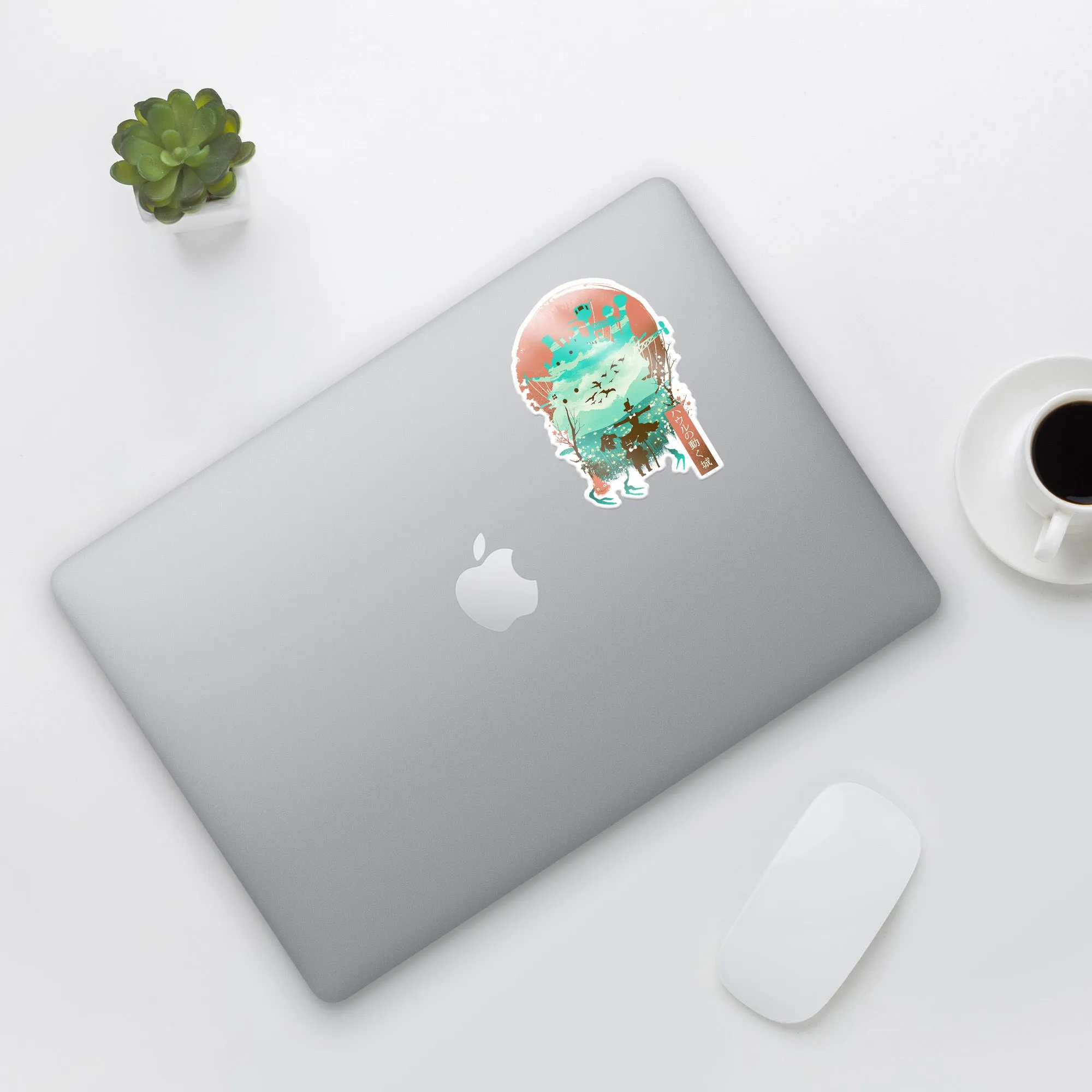 Ukiyo Moving Castle Sticker