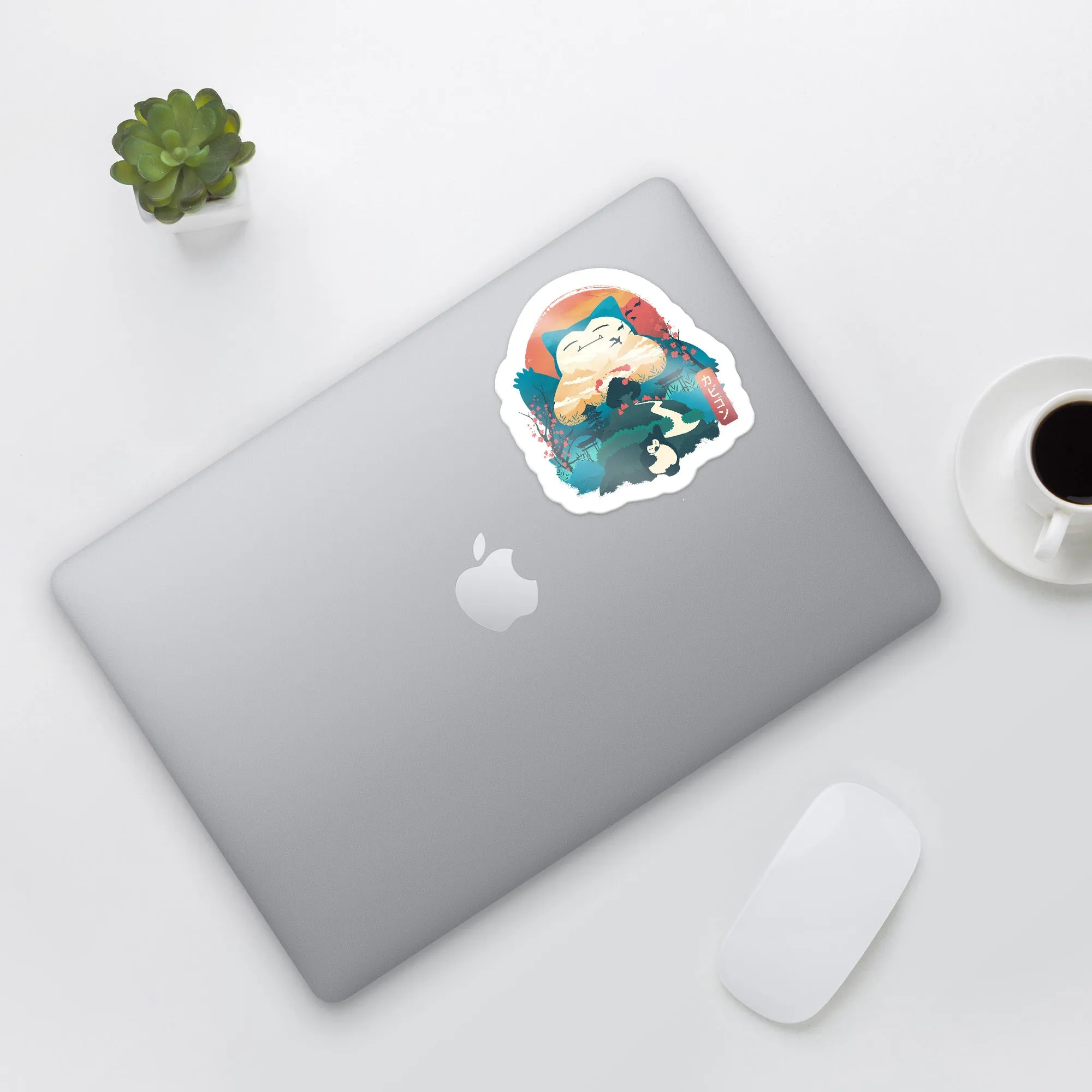 Ukiyo Snorlax Sticker