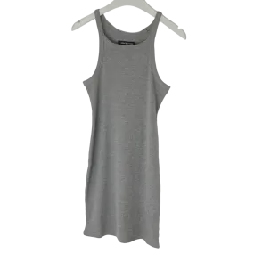 Urban Outfitters Grey Ribbed Mini Dress UK L