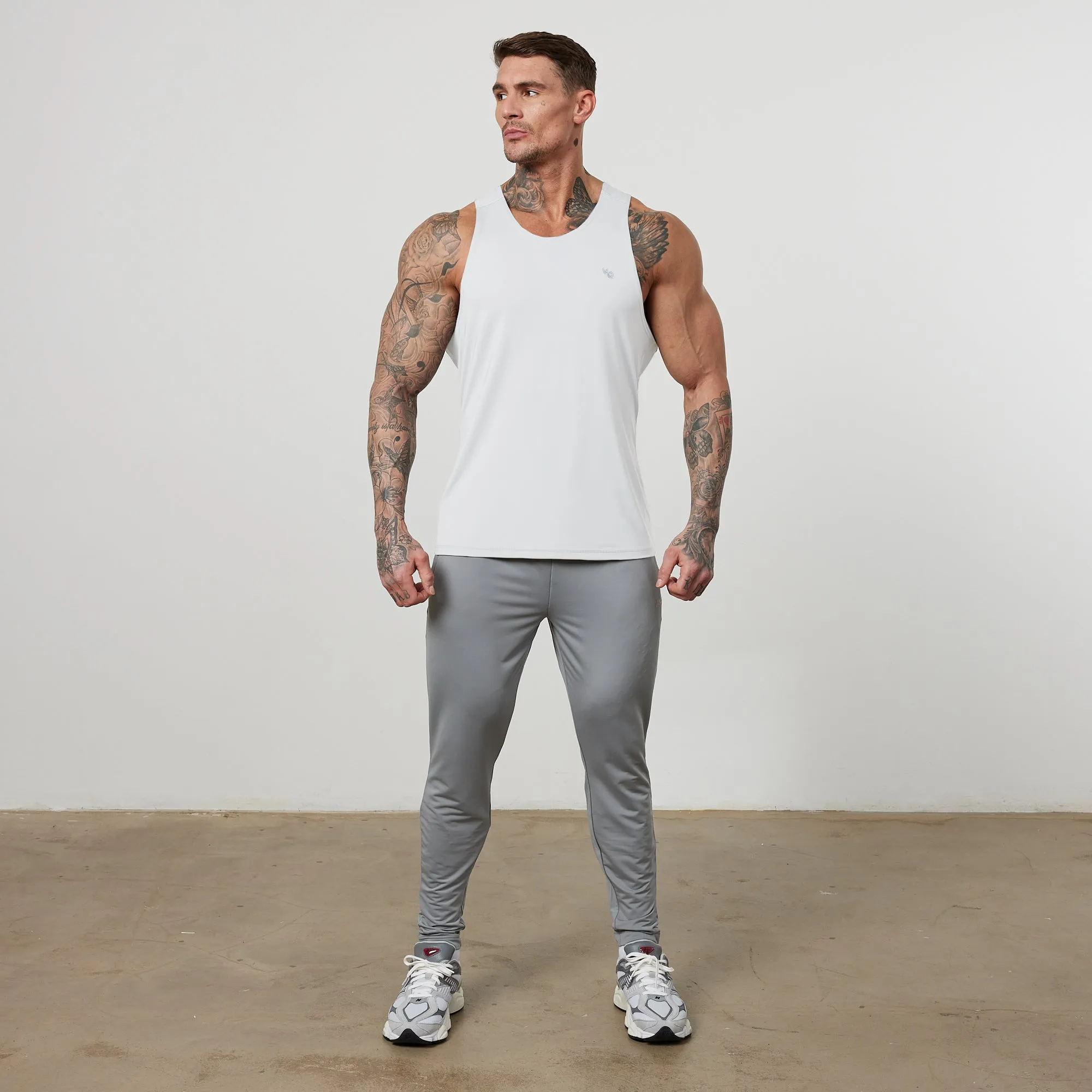 Vanquish Essential White Performance Tank Top