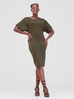 Vivo Kay Sheath Dress - Hunters Green