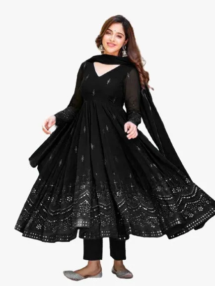 Women Designer Gown with Dupatta