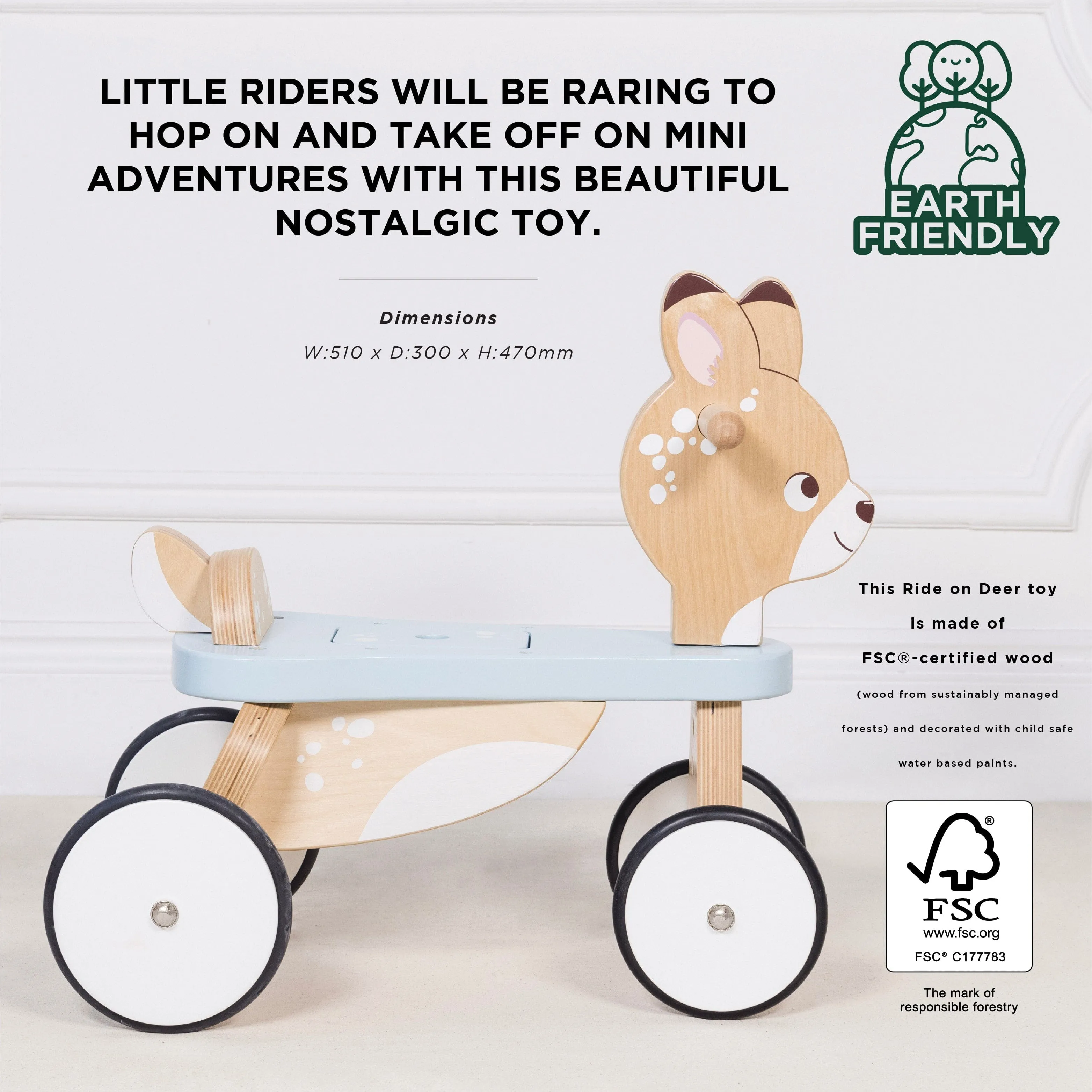 Woodland Ride-On Deer